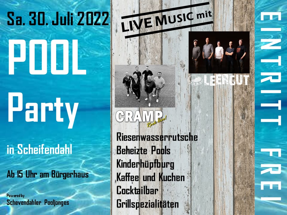 Poolparty Flyer